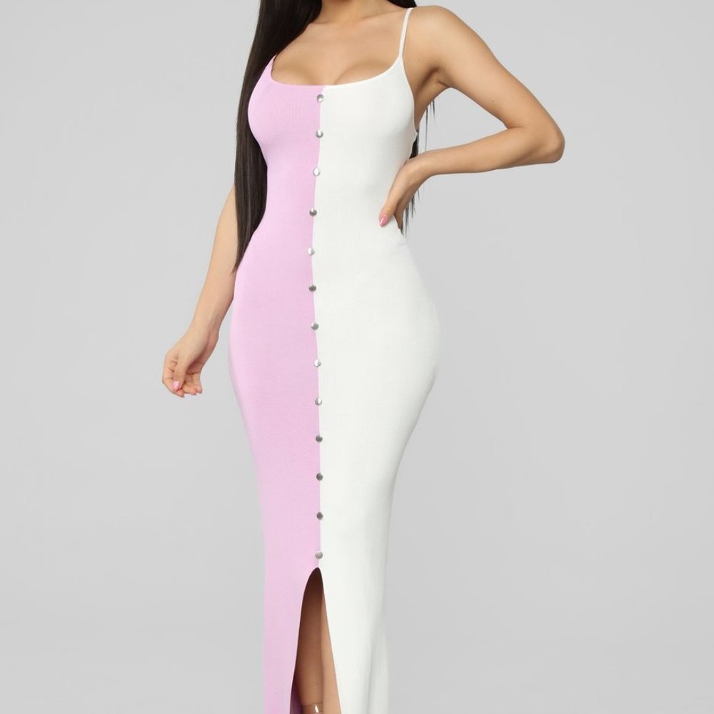 Whose side are you on dress - lavender